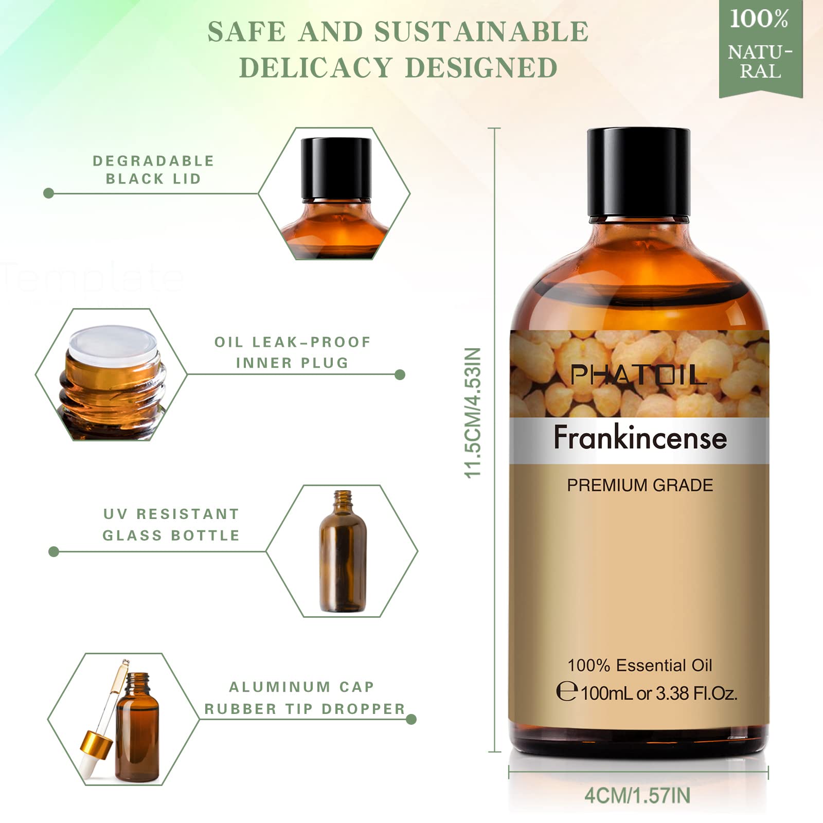 Amazon | PHATOIL 天然100% フランキンセンス (乳香) 100ml アロマ